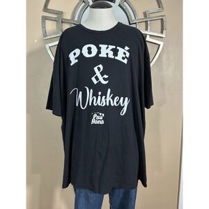 Ninth Islander Poke & Whiskey Pau Hana‎ Men's Size 4XL Hawaiian Las Vegas NV